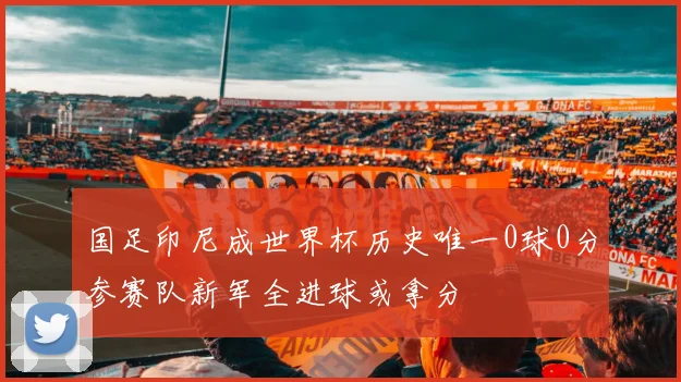 国足印尼成世界杯历史唯一0球0分参赛队新军全进球或拿分